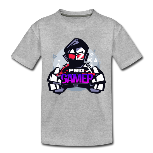Pro Gamer Kids T-Shirt - heather gray