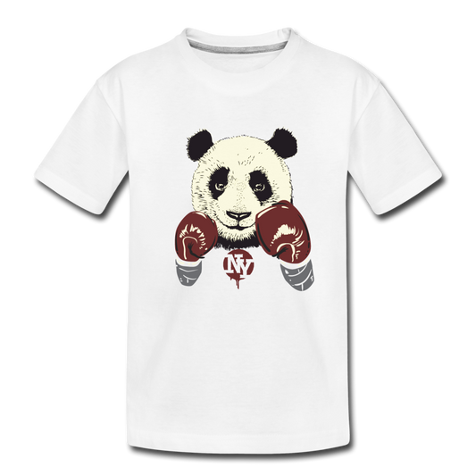 Boxing Panda Kids T-Shirt - white