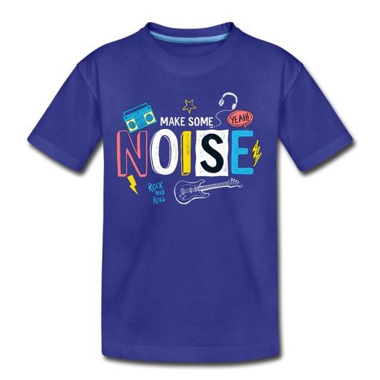 Make Some Noise Kids T-Shirt - royal blue