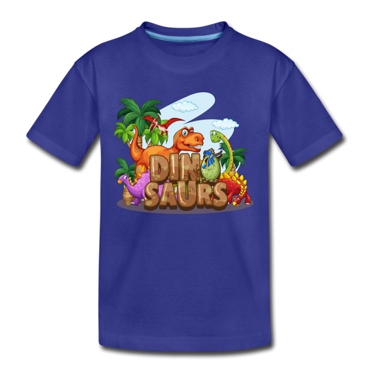 Dinosaurs Kids T-Shirt - royal blue
