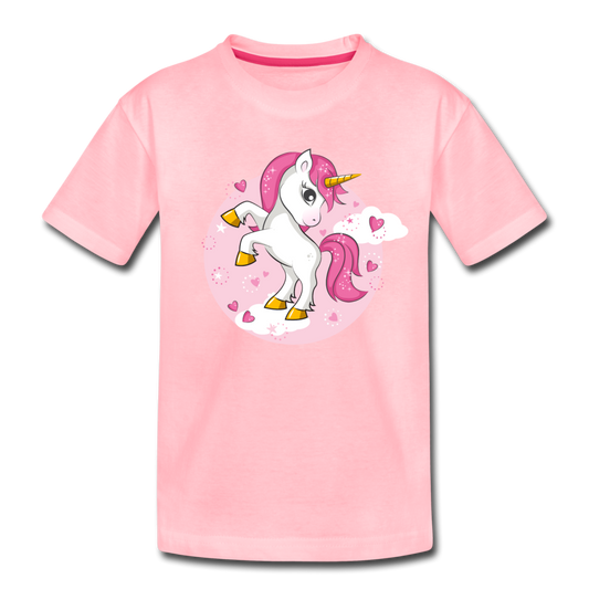 Unicorn Cartoon Kids T-Shirt - pink