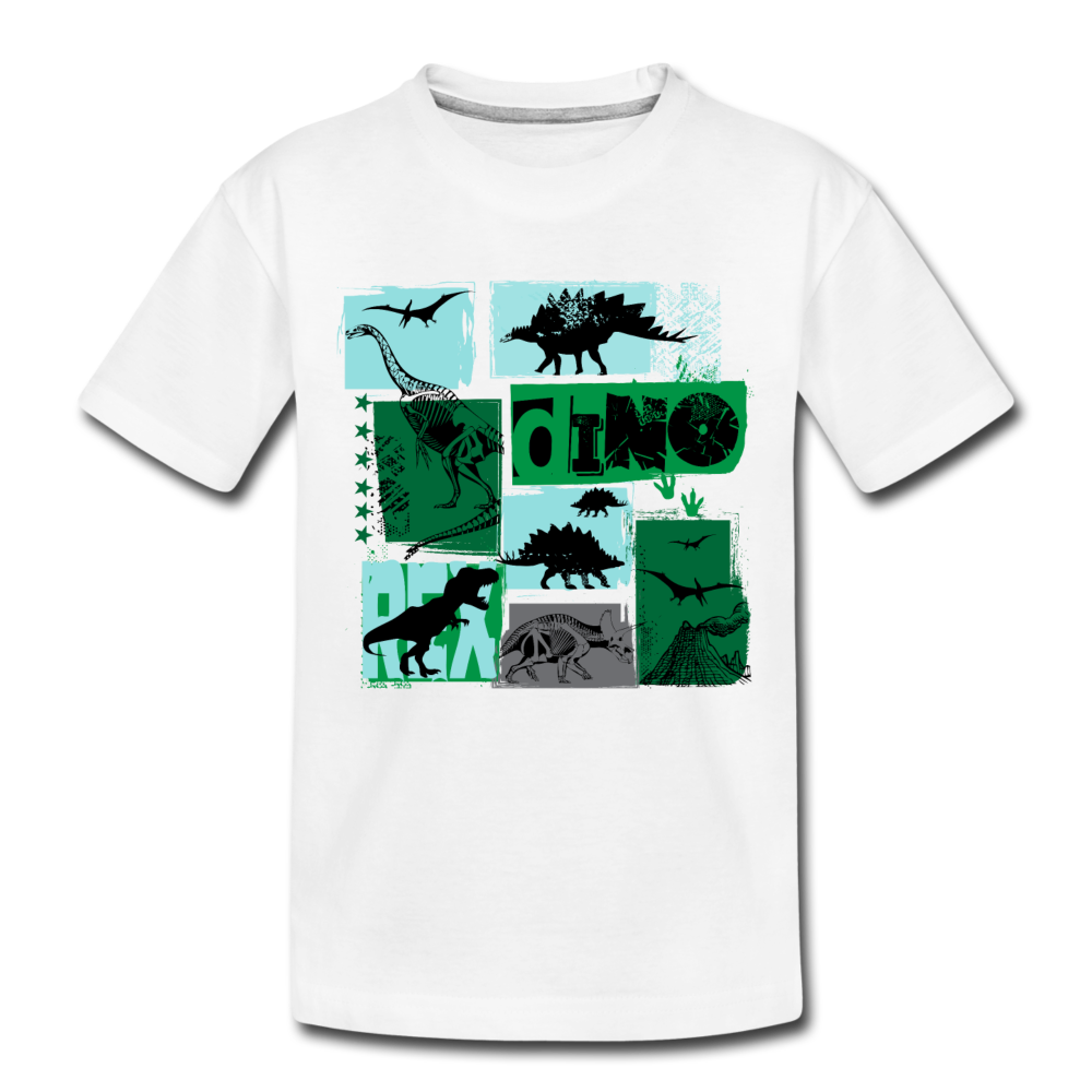 Dinosaurs Kids T-Shirt - white