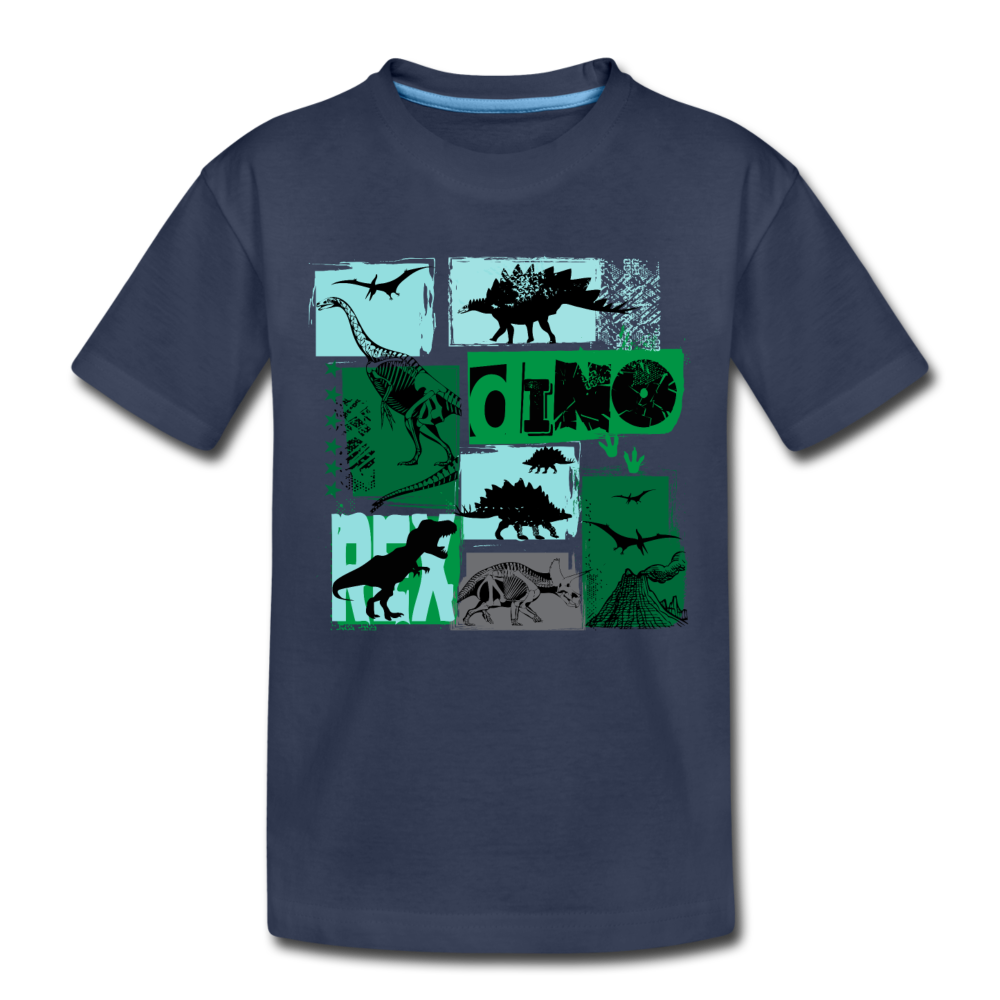 Dinosaurs Kids T-Shirt - navy