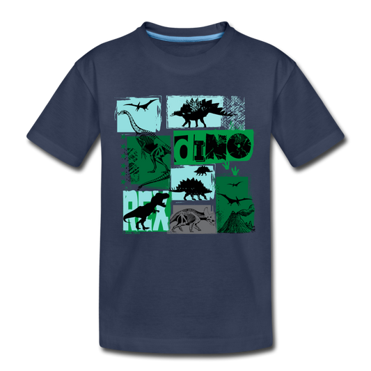 Dinosaurs Kids T-Shirt - navy