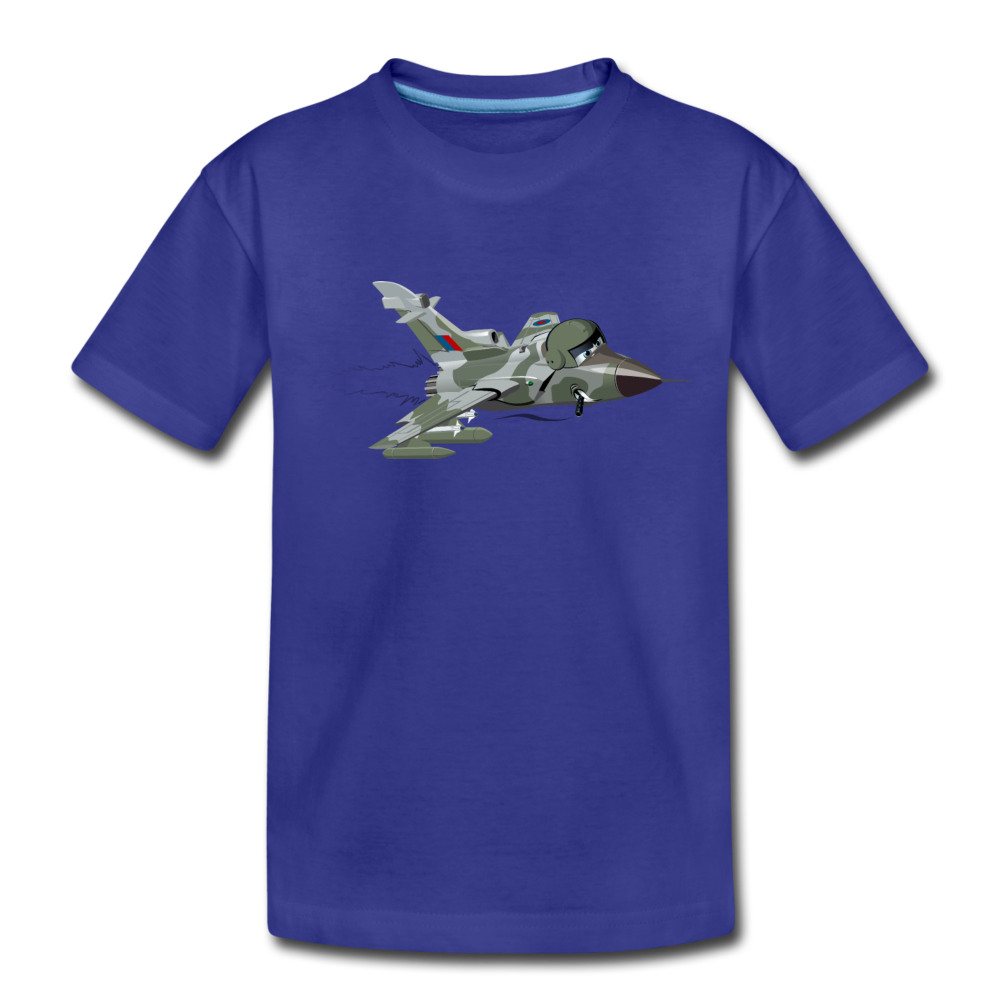 Fighter Jet Kids T-Shirt - royal blue