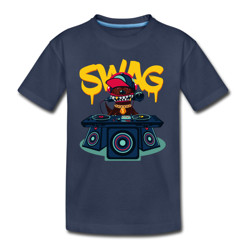Swag DJ Kids T-Shirt - navy