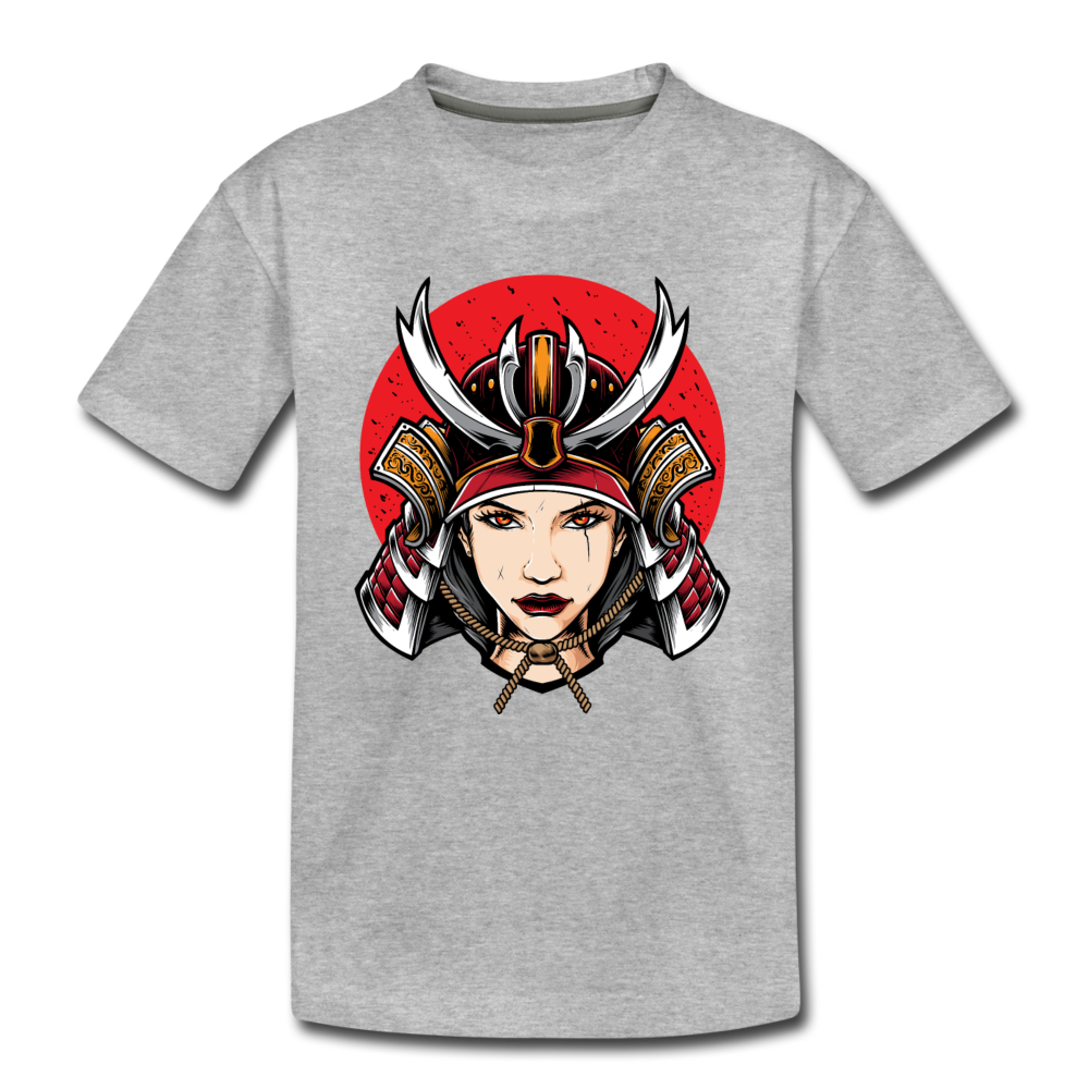 Samurai Kids T-Shirt - heather gray
