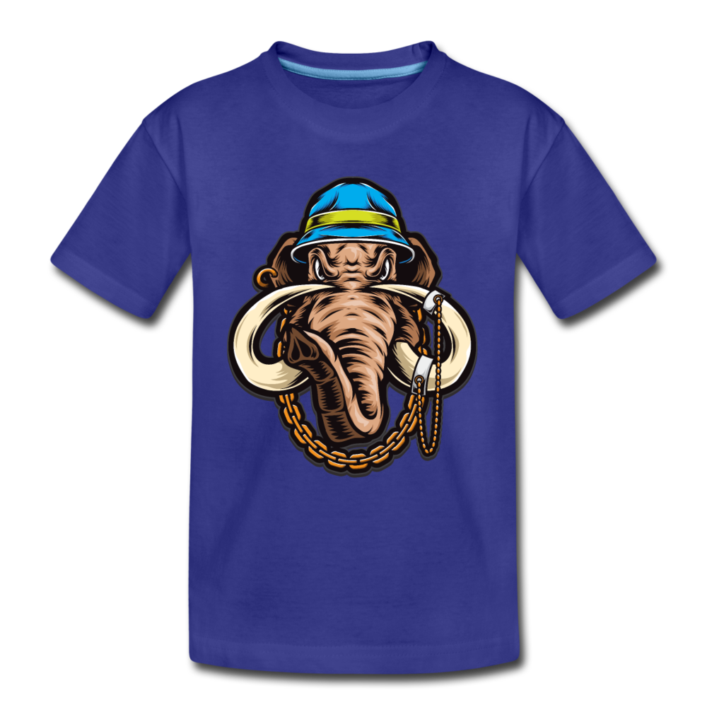 Hip Hop Elephant Kids T-Shirt - royal blue