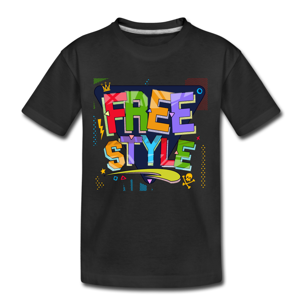 Free Style Kids T-Shirt - black