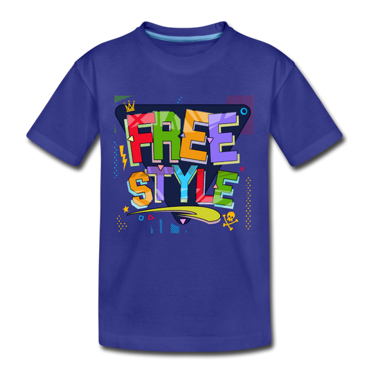 Free Style Kids T-Shirt - royal blue
