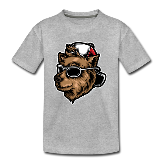 Cool Dog Kids T-Shirt - heather gray