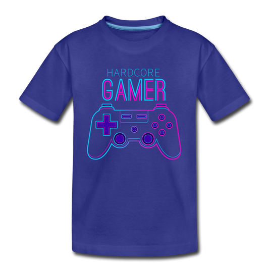 Hardcore Gamer Kids T-Shirt - royal blue
