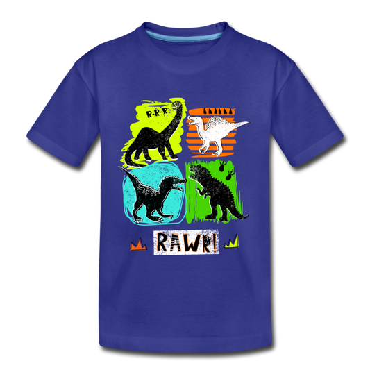 Dinosaurs Kids T-Shirt - royal blue
