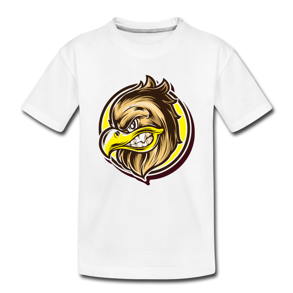 Eagle Head cartoon Kids T-Shirt - white