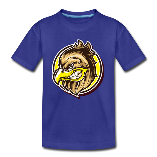 Eagle Head cartoon Kids T-Shirt - royal blue