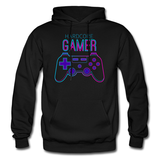 Hardcore Gamer Hoodie - black