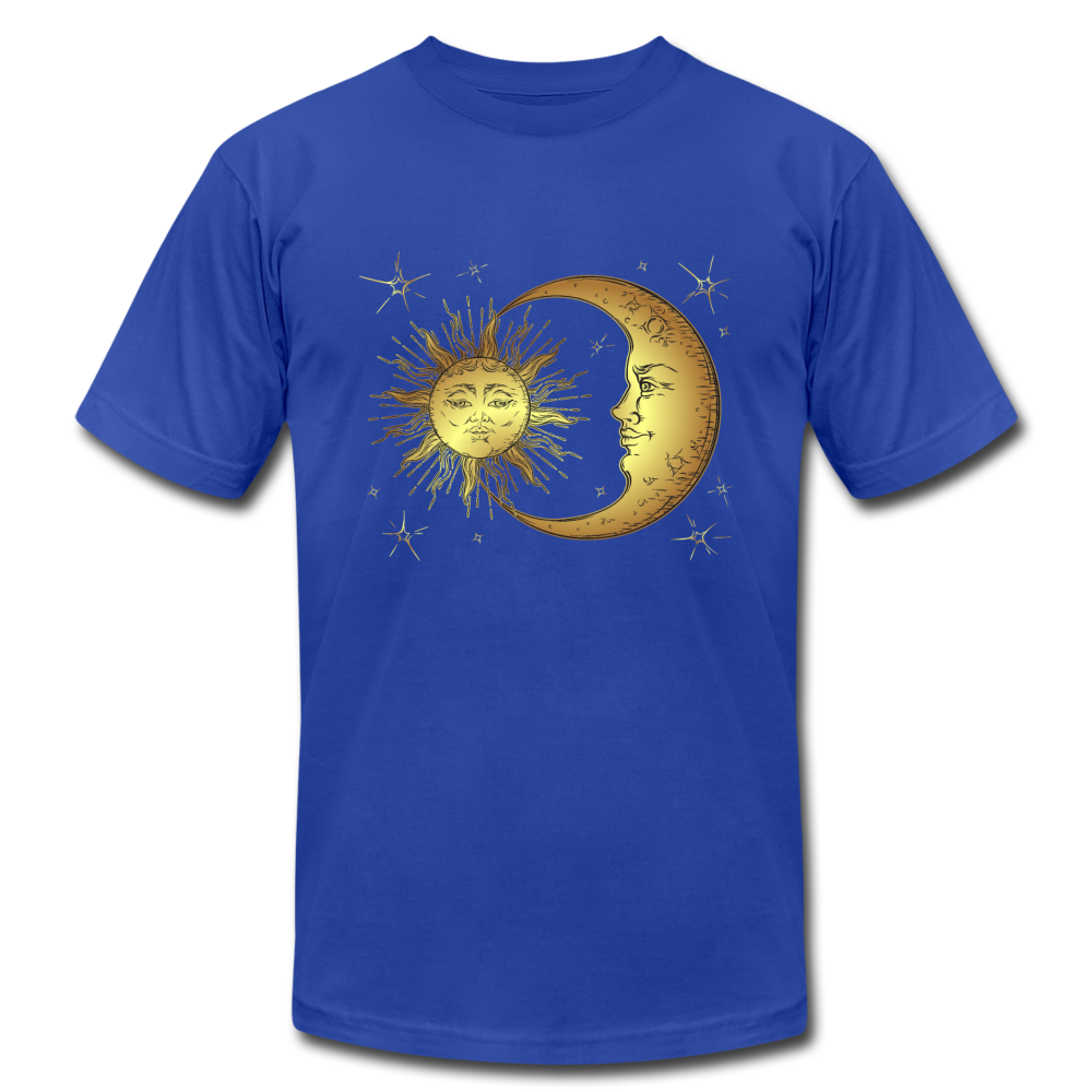 Sun & Moon T-Shirt - royal blue