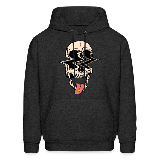 Acid Skull Hoodie - charcoal grey