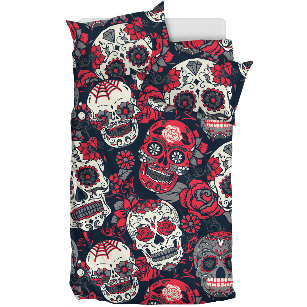 Pink Sugar Skull - Bedding Set