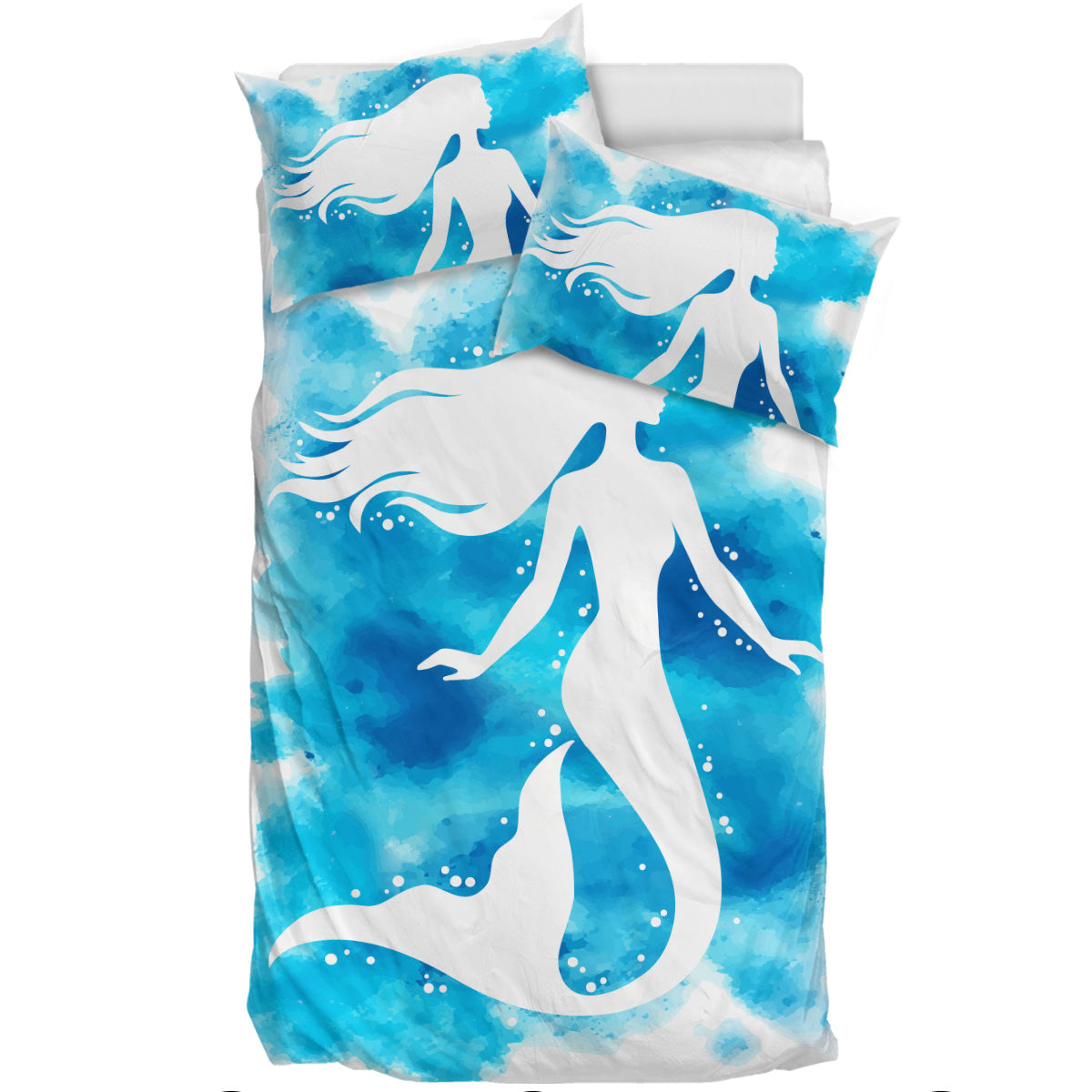 Mermaid Printed Bedding Set